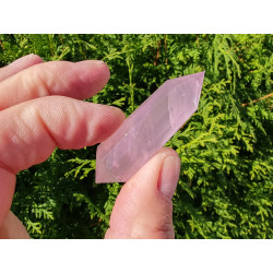 Rosenquarz 12 Facetten Vogel Cut Phi Kristall