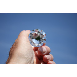 Vogel Cut Solana 12 Facet Phi Crystal 135g