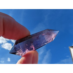 Amethyst 12 Facetten Phi-Kristall Vogel Cut
