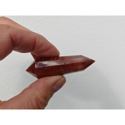 Saphir Rubinrot 12 Facetten Vogel Cut Phi-Kristall Maat