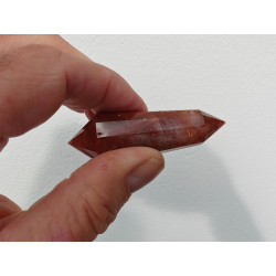 Saphir Rubinrot 12 Facetten Vogel Cut Phi-Kristall Maat