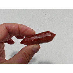 Saphir Rubinrot 12 Facetten Vogel Cut Phi-Kristall Maat