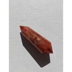 Saphir Rubinrot 12 Facetten Vogel Cut Phi-Kristall Maat