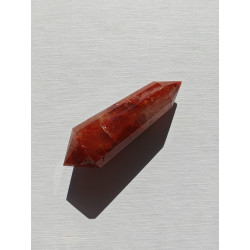 Saphir Rubinrot 12 Facetten Vogel Cut Phi-Kristall Maat