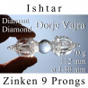 Ishtar Phi Diamond Dorje Vajra with 9 Prongs