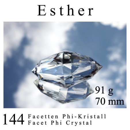 144 Facetten Phi-Kristall Esther