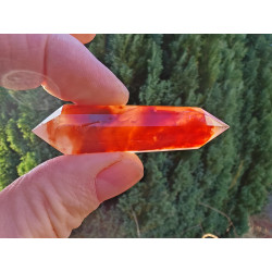 Saphir Rubinrot 12 Facetten Vogel Cut Phi-Kristall Sariel