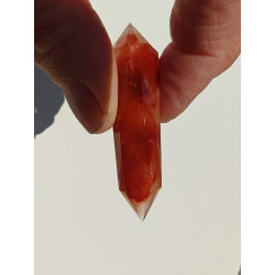 Saphir Rubinrot 12 Facetten Vogel Cut Phi-Kristall Sariel