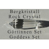 Göttinnen Vogel Cut Phi-Kristall Set Mondstein