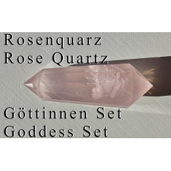 Göttinnen Vogel Cut Phi-Kristall Set Mondstein