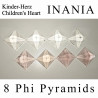 Kinder-Herz Inania Phi-Lichtpyramide