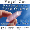 Rosenquarz 12 Facetten Vogel Cut Phi Kristall