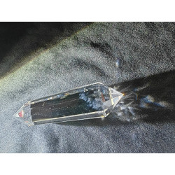 Ashtar Engelsfeder 12 Facetten Vogel Cut Phi-Kristall blaue Rutile