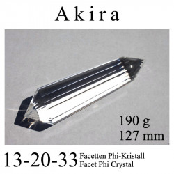 Akira 13-20-33 facet phi crystal with a small phantom
