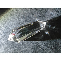 Iriana Angel Feather 12 Facet Vogel Cut Phi Crystal with Blue Rutiles