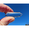 Iriana Angel Feather 12 Facet Vogel Cut Phi Crystal with Blue Rutiles