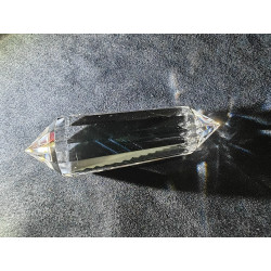 Siriana Engelsfeder 12 Facetten Vogel Cut Phi-Kristall blaue Rutile