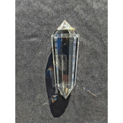 Ashtra Engelsfeder 12 Facetten Vogel Cut Phi-Kristall blaue Rutile