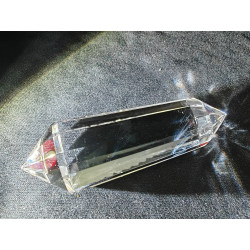 Ira Engelsfeder 12 Facetten Vogel Cut Phi-Kristall blaue Rutile