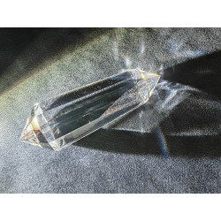 Ira Engelsfeder 12 Facetten Vogel Cut Phi-Kristall blaue Rutile