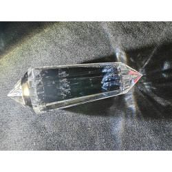 Ira Engelsfeder 12 Facetten Vogel Cut Phi-Kristall blaue Rutile