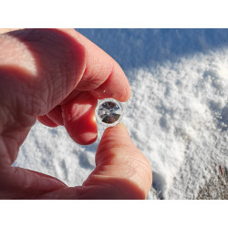 Jana Engelsfeder 12 Facetten Vogel Cut Phi-Kristall mit Phantom