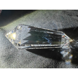 Ramadas Angel Feather 12 Facet Vogel Cut Phi Crystal with Blue Rutiles