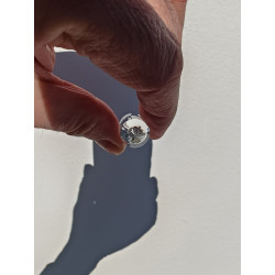 Ostara Engelsfeder 24 Facetten Vogel Cut Phi-Kristall blaue Rutile