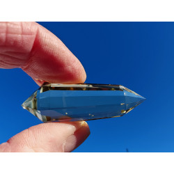 Osam 12 Facet Citrine Vogel Cut Phi Crystal