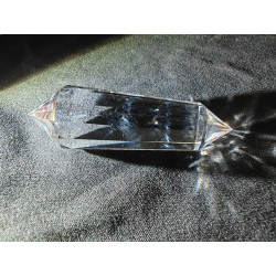 Sofeiron Engelsfeder 12 Facetten Vogel Cut Phi-Kristall blaue Rutile