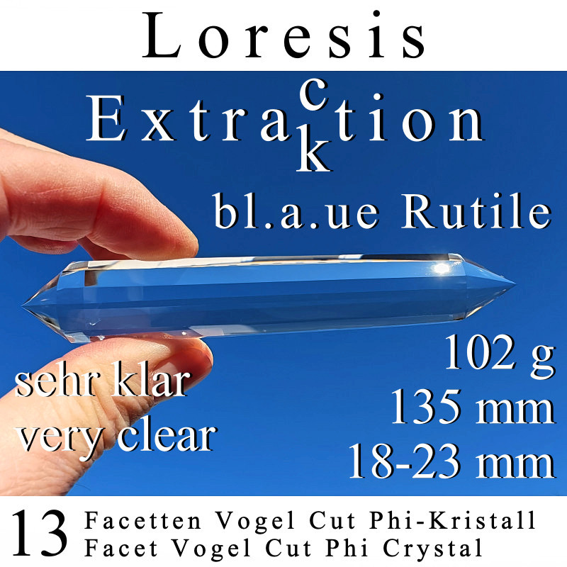 Loresis 13 Facetten Vogel Cut Phi-Kristall The Four Winds Extraktion