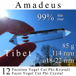 Amadeus 12 Facetten Vogel Cut Phi-Kristall