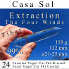Casa Sol 24 Facetten Vogel Cut Phi-Kristall The Four Winds Extraktion