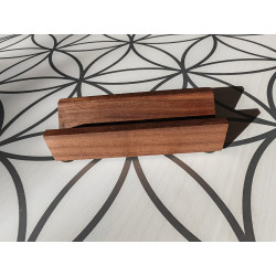 Holz-Präsentationshalter für Vogel Cut Phi-Kristalle