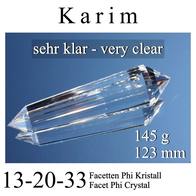 Karim 13-20-33 Facetten Phi Kristall