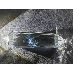 Fee Crystal Light 13 Facetten Vogel Cut Phi-Kristall blaue Rutile