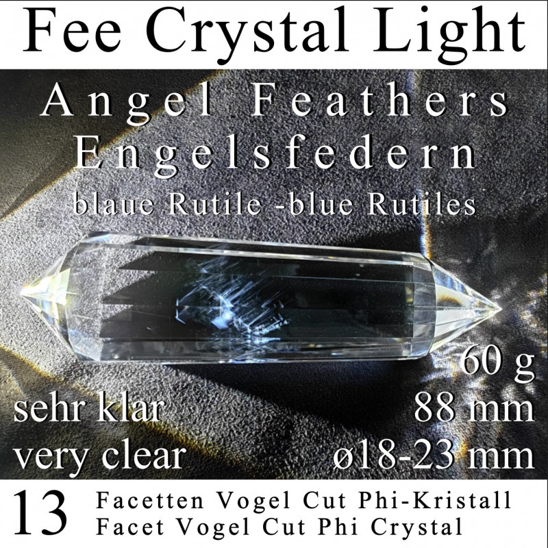 Fee Crystal Light 13 Facetten Vogel Cut Phi-Kristall