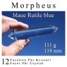 Morpheus 12 Facet Phi Crystal with blue rutiles