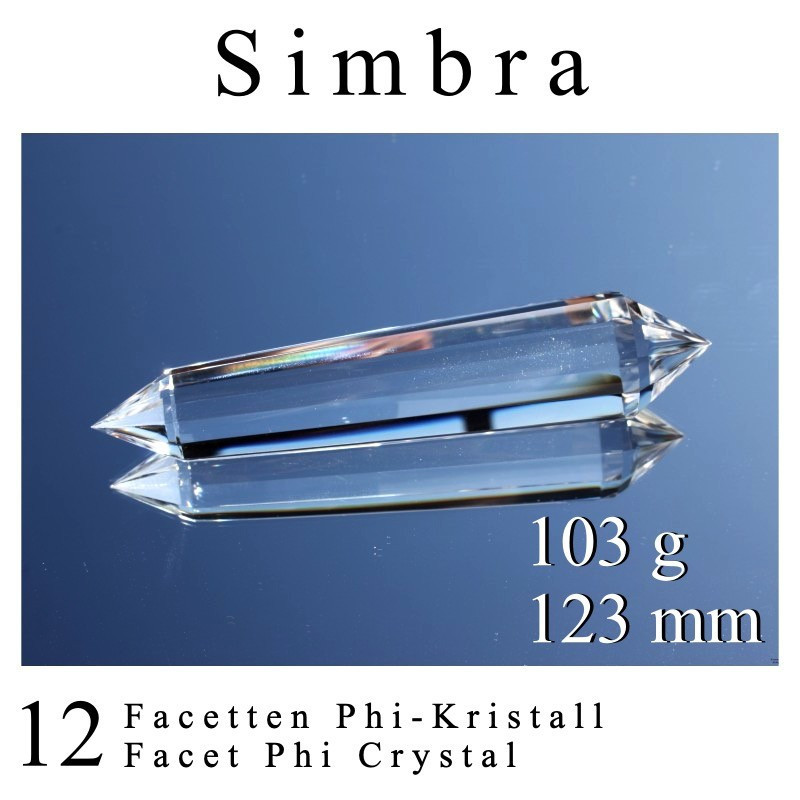 Simbra 12 Facet Phi Crystal