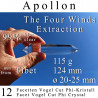 Apollon 12 Facetten Vogel Cut Phi-Kristall The Four Winds