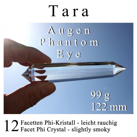 Tara 12 Facet Phi Crystal with Eye-Phantom