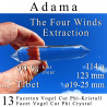 Adama 13 Facetten Vogel Cut Phi-Kristall The Four Winds Extraktion