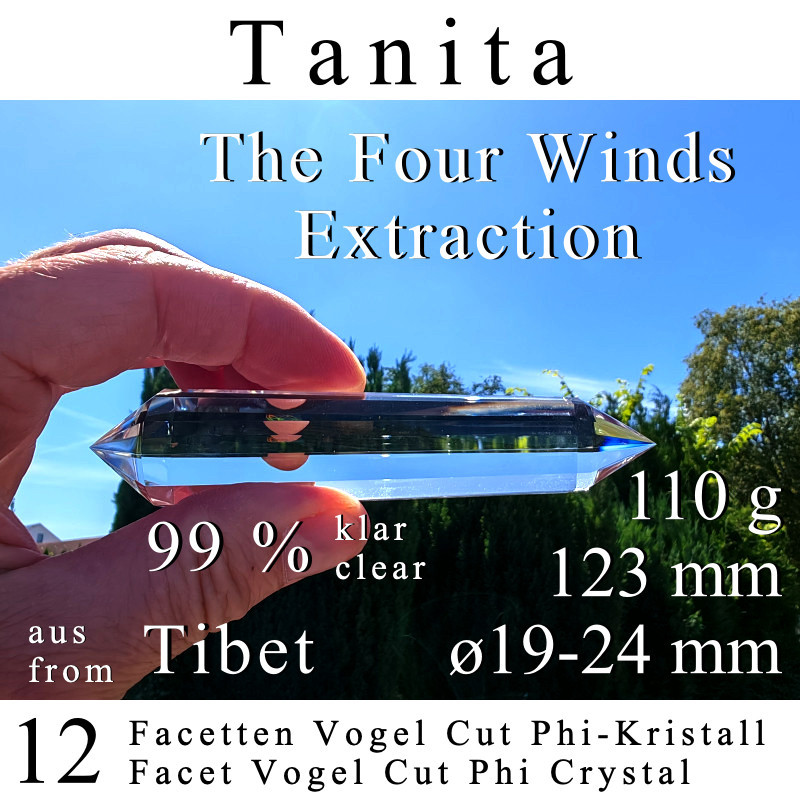 Tanita 12 Facet Vogel Cut Phi Crystal The Four Winds