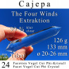 Cajepa 24 Facetten Vogel Cut Phi-Kristall The Four Winds Extraktion