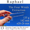 Raphael 13 Facetten Vogel Cut Phi-Kristall The Four Winds Extraktion