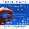 Santa Maria 13 Facet Vogel Cut Phi Crystal The Four Winds Extraction