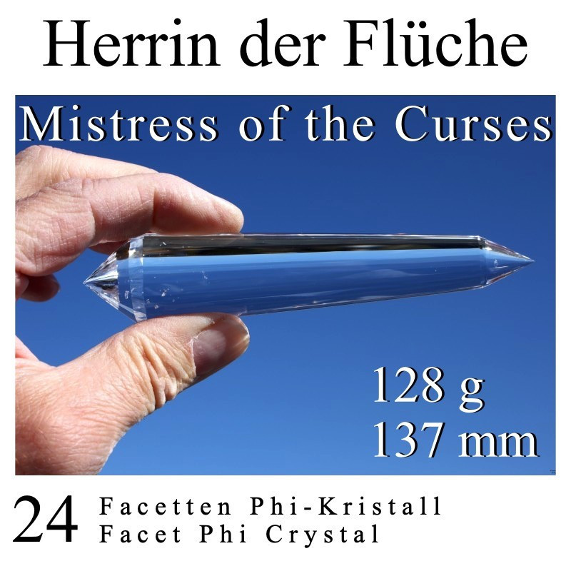 24 Facet Phi Crystal Mistress of the Curses