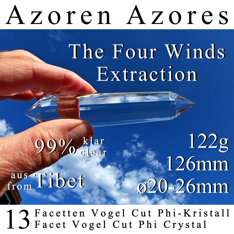 Azores 13 Facet Vogel Cut Phi Crystal The Four Winds Extraction