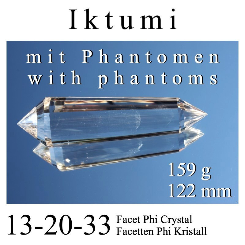 Iktumi 13-20-33 Facet Phi Crystal with Phantoms