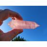 Jasmin Rose Quartz 24 Facet Vogel Cut Phi Crystal